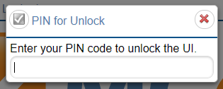 PIN for Unlock Prompt